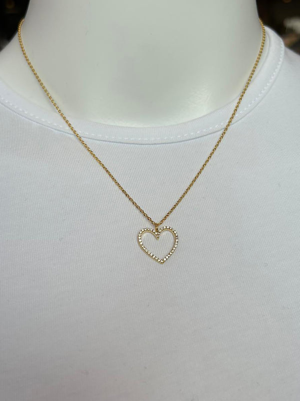 Gleaming Hearts Necklace - Accessory