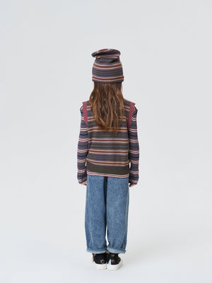 JNBY Striped Knitted Vest - Shirts & Tops