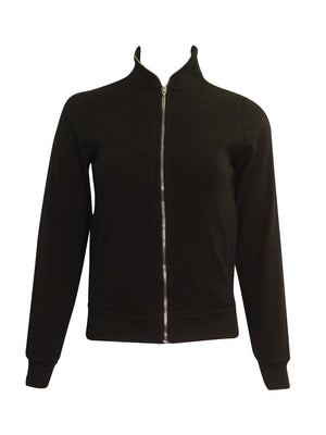 Hard Tail High Neck Zip Jacket (Style: B-174) - Tops
