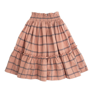 Tocoto Vintage Checkered Skirt - Skirts