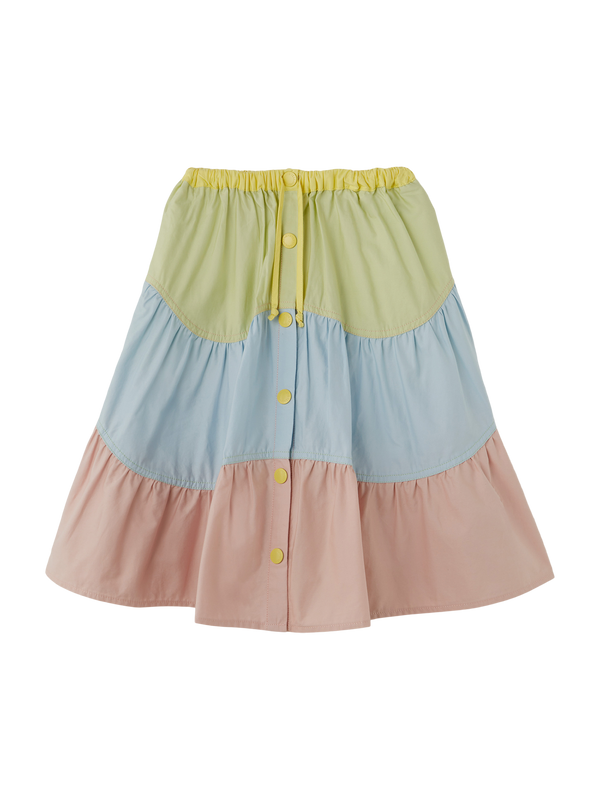 Stella McCartney Colorblock Wave Skirt - Skirts