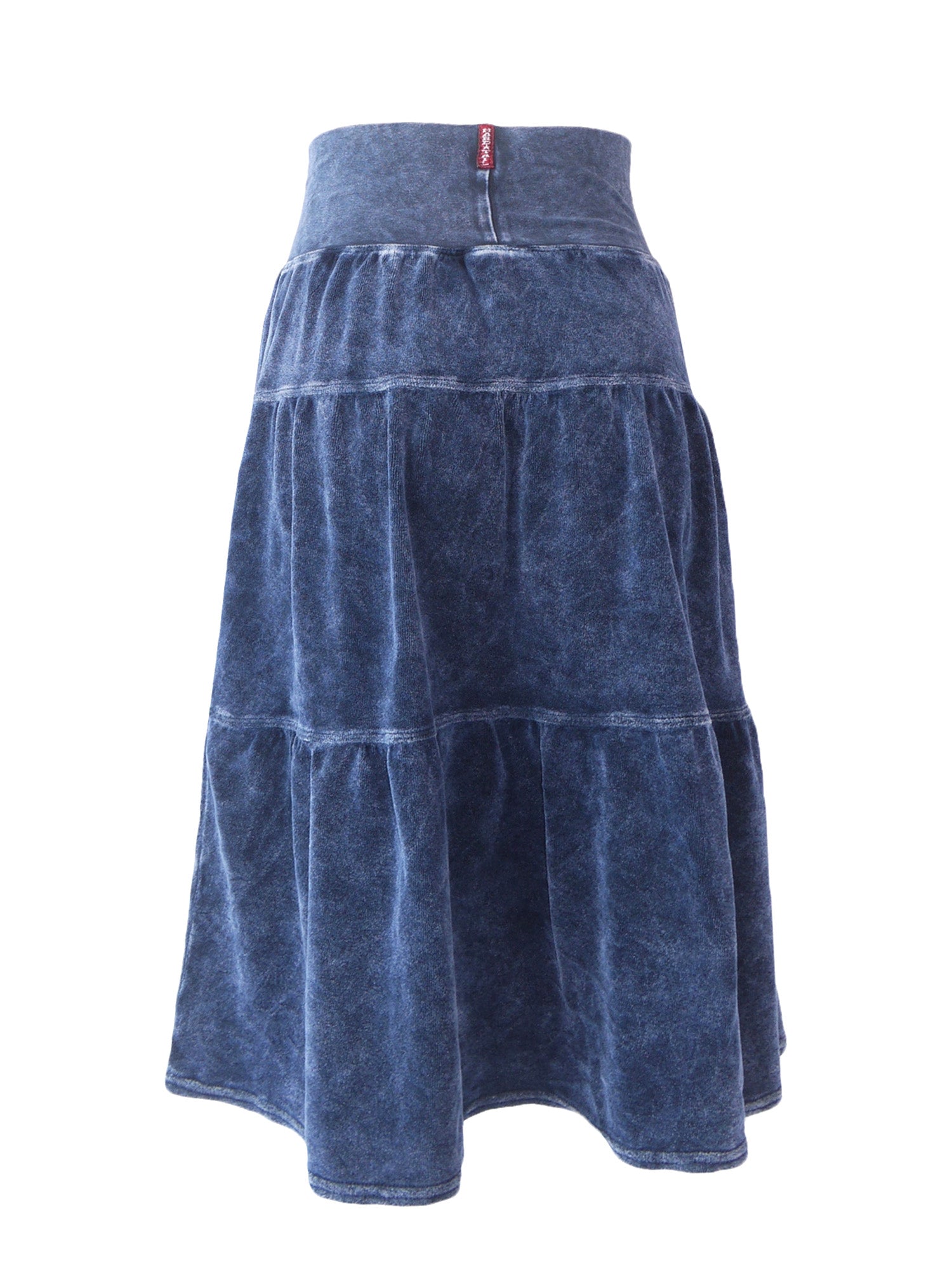Hard Tail Velour Tiered Skirt (Style: V-193) - Skirts