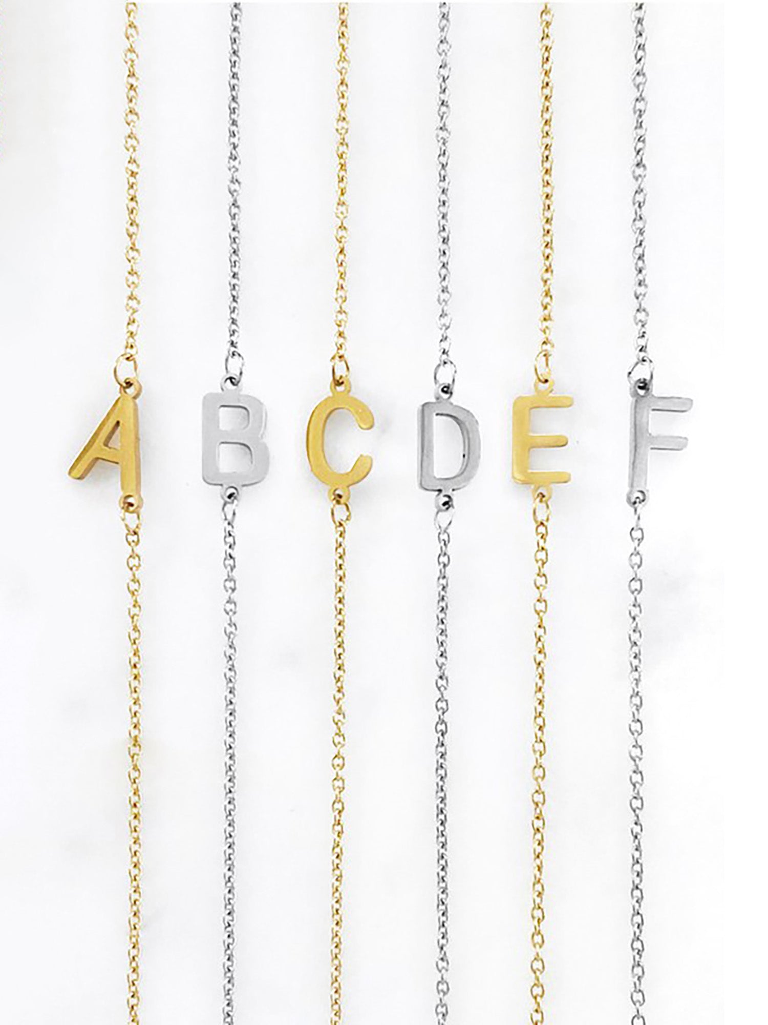Signature Letter Necklace - Accessory