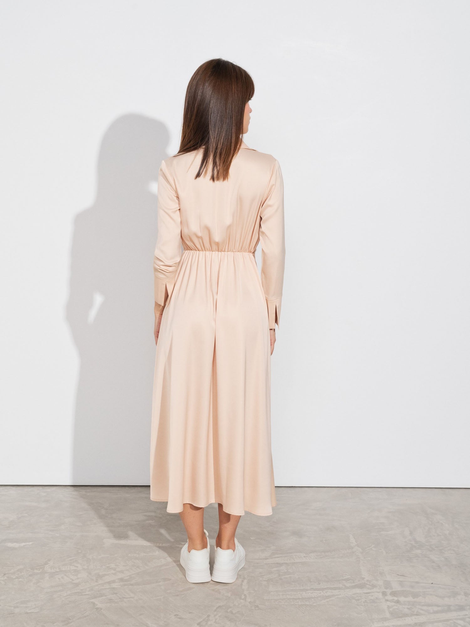 SMF Long Satin Dress - Dresses