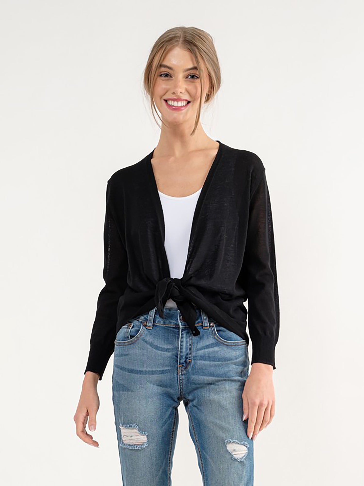 Cielo Wrap Lightweight Cardigan Cielo