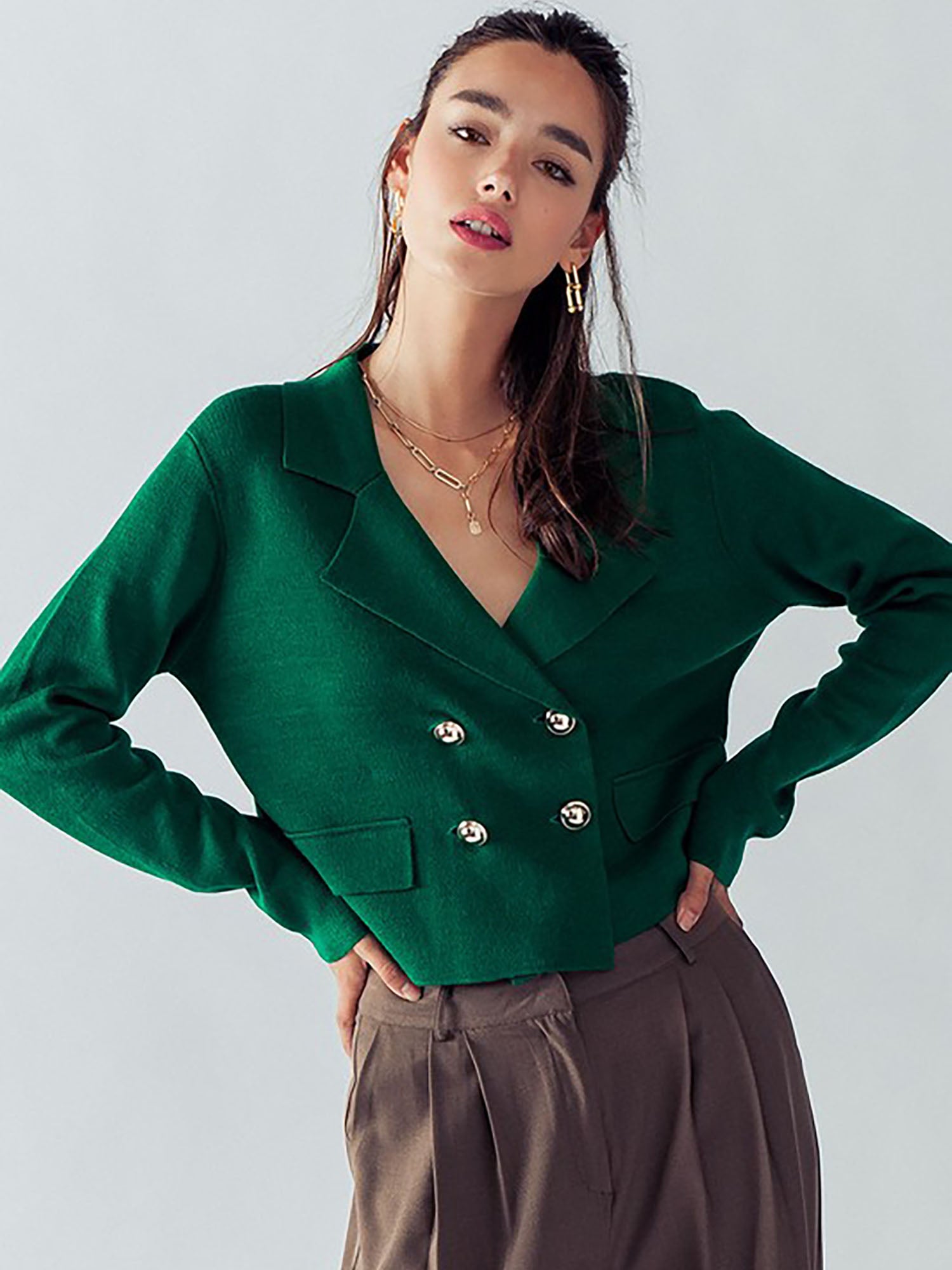 Trend Notes Bella Cropped Blazer - Tops