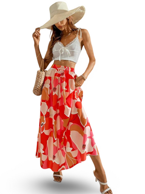 Luv Fashion Floral Skirt