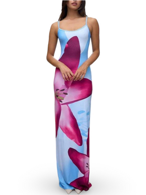 Luv Fashion Floral Maxi Dress