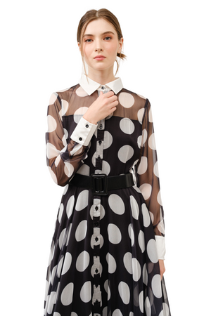 INA Polka Dot Maxi Dress