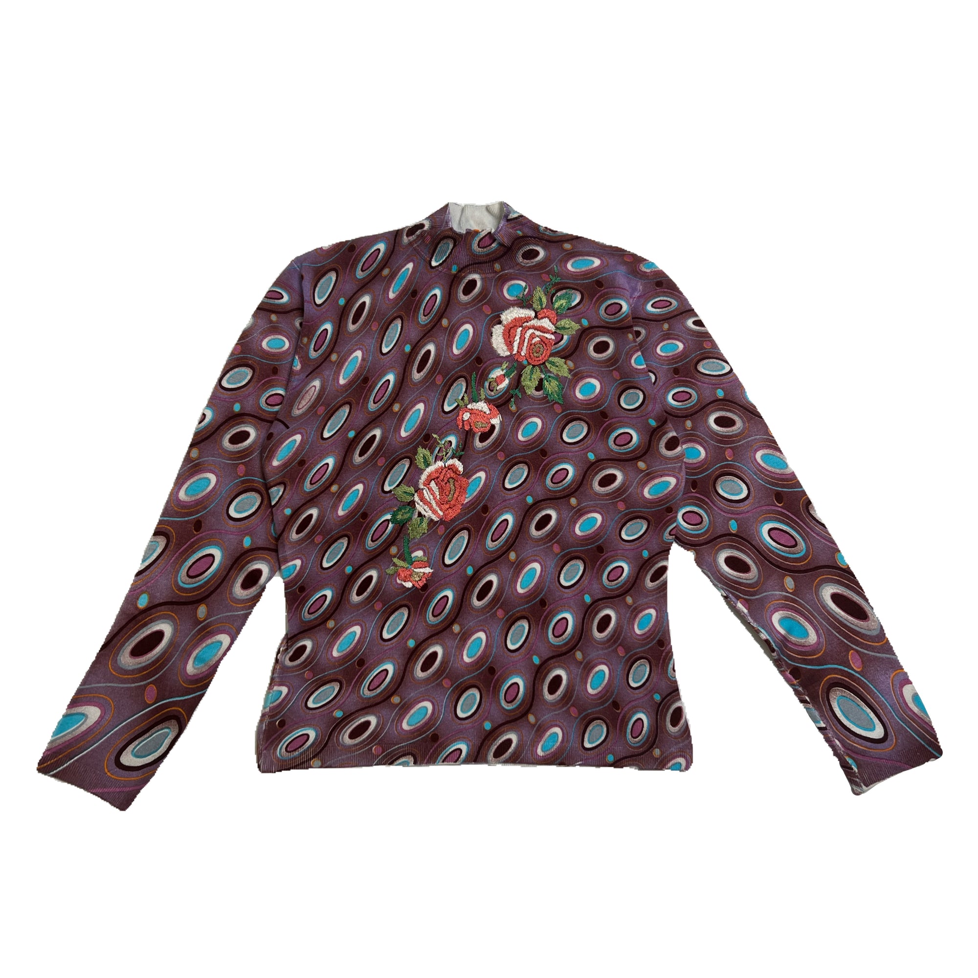 Vertigo Bloom Mock Sweater