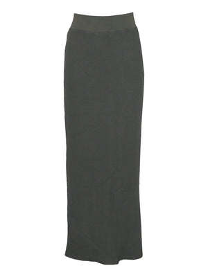 Hard Tail Wide Ribbed Column Skirt (CMR-05) - Skirts