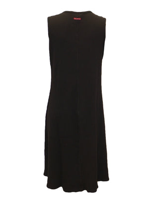 Hard Tail Wide Ribbed Sleeveless Dress (Style: CMR-15) - Dresses