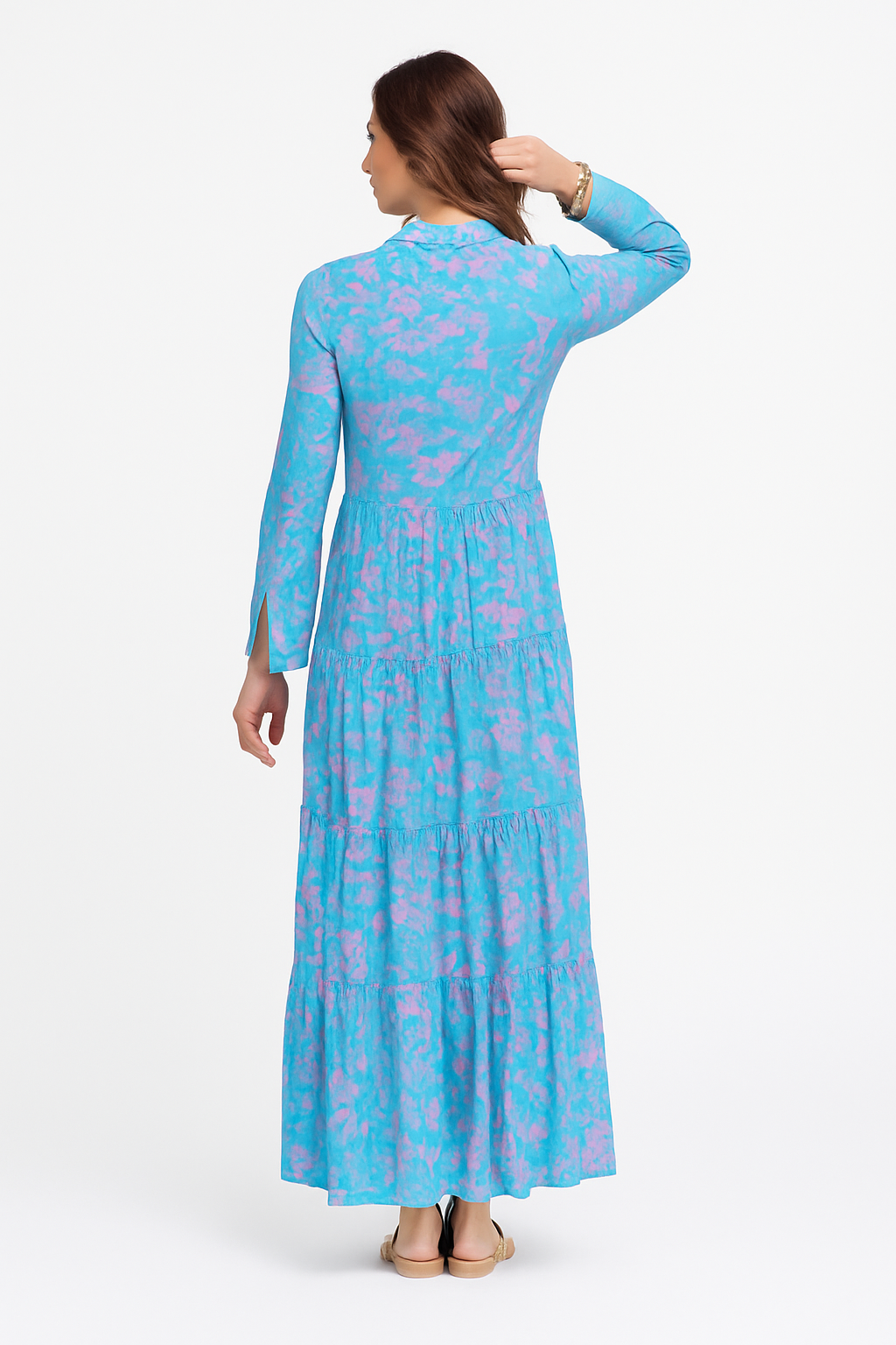 Gold&Silver Cutline Dress