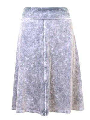 Hard Tail Forever Knee Length A-Line Rolldown Waist Skirt (Style B-126) Hard Tail