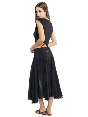 Hardtail Rolldown Waist Diamond Flare Skirt (Style VL-19) -   Designers
