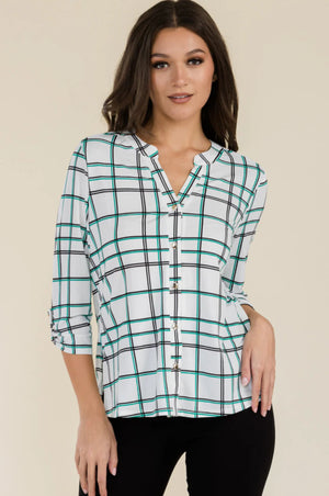 Perseption Studio Drape Blouse