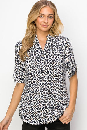 Perseption Studio Drape Blouse