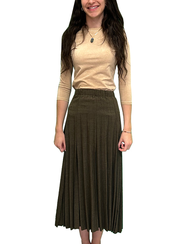 Sam Fashion Heather Pleated Skirt - Skirts