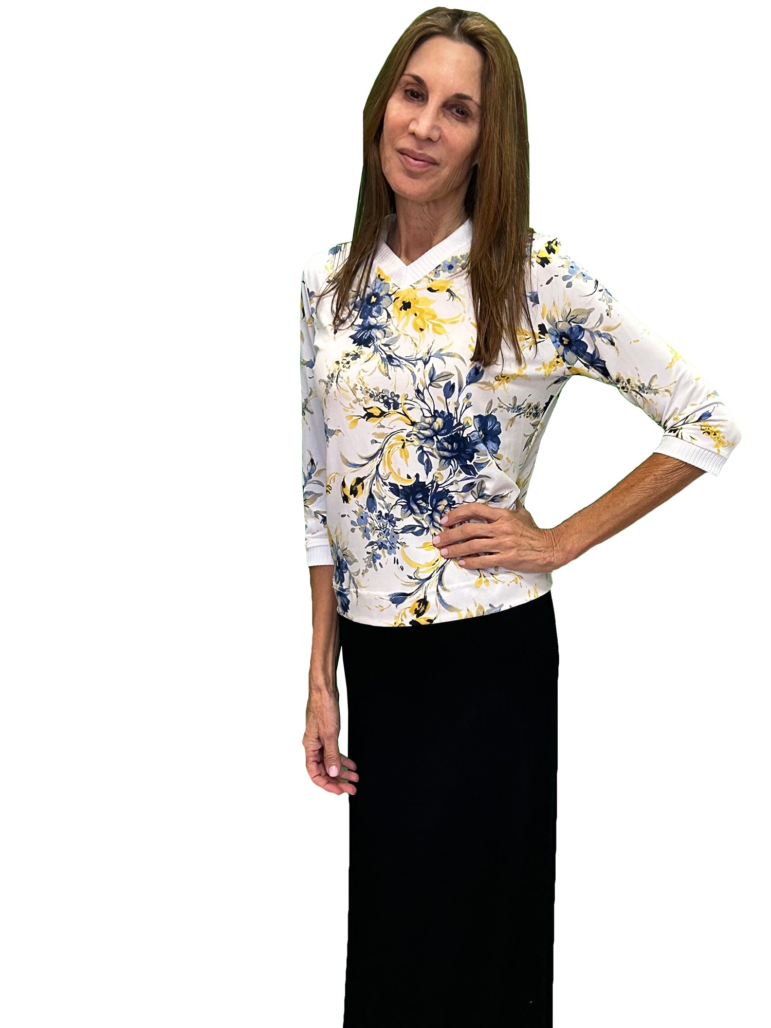 Sportchic V-Neck T-shirt - Tops