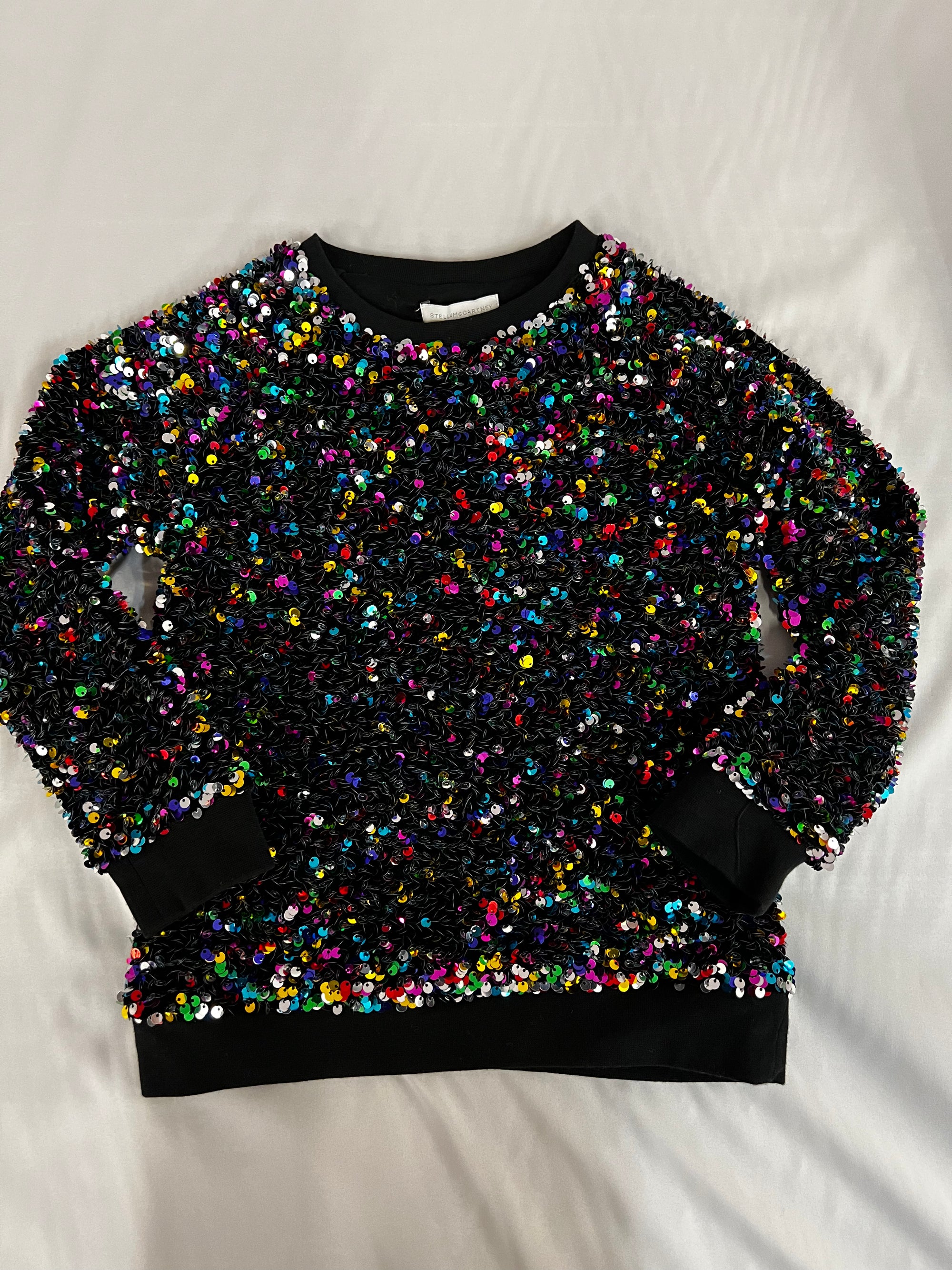 Stella Mc Cartney Sequined Fleece Sweatshirt