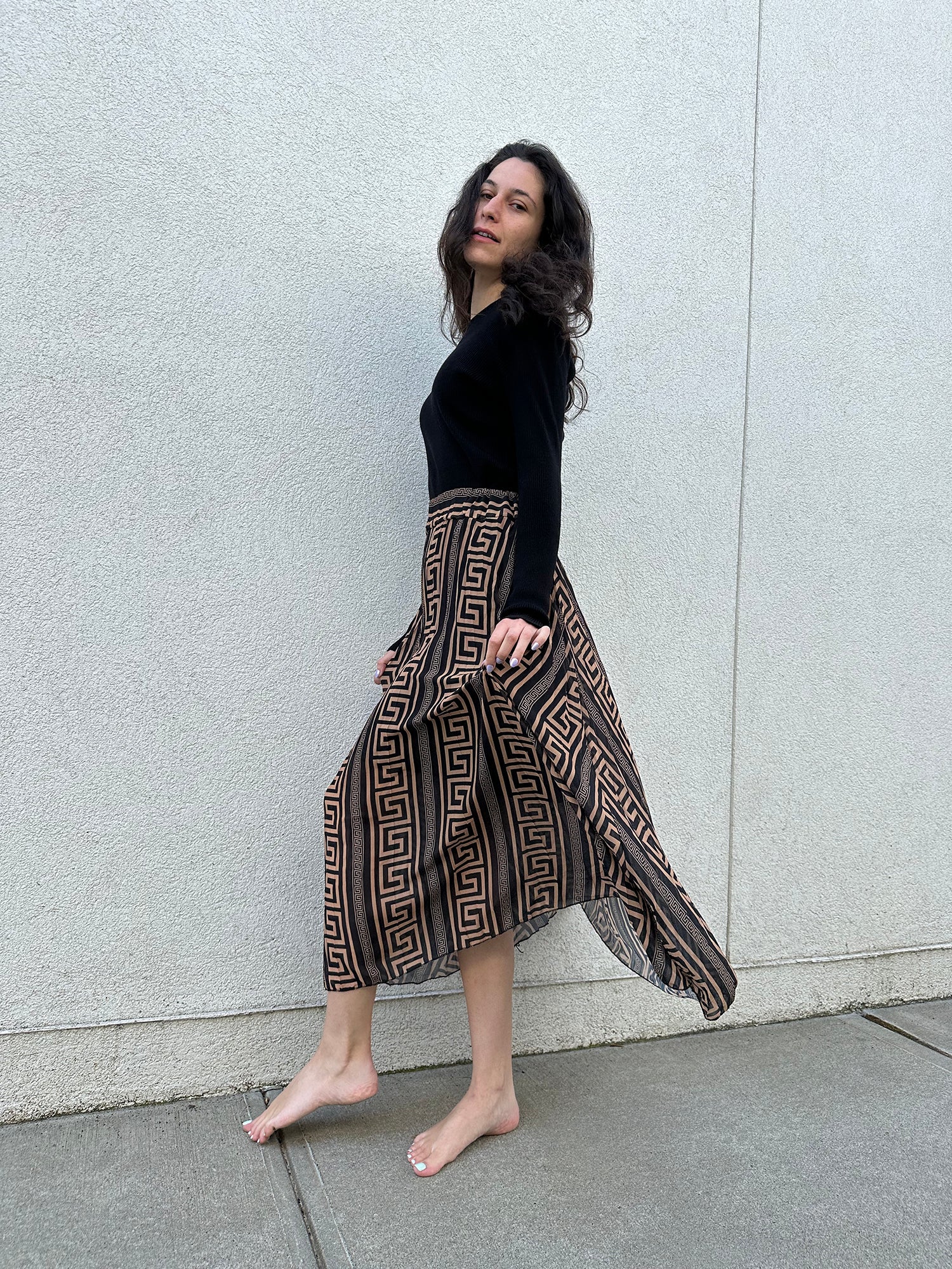 L'olive Verte Medusa Skirt - Skirts