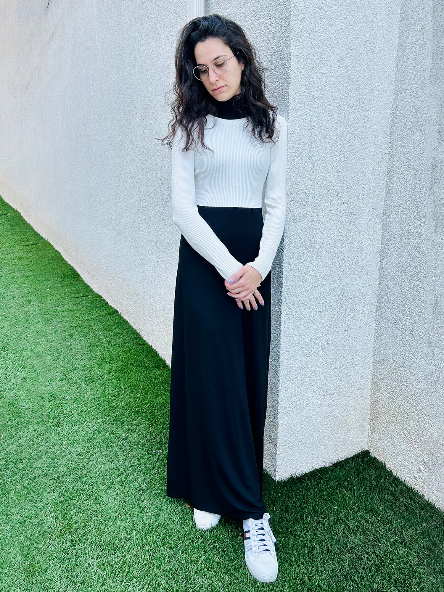 Flamant Rose Mohair Crop V Pullover - Shirts & Tops