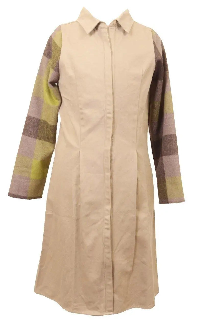 Luella Couture Khaki Shirt Dress -   Dresses