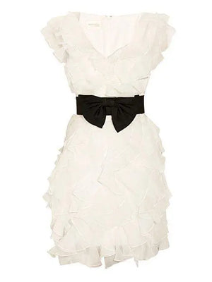 Marchesa Creme Organza Dress -   Dresses