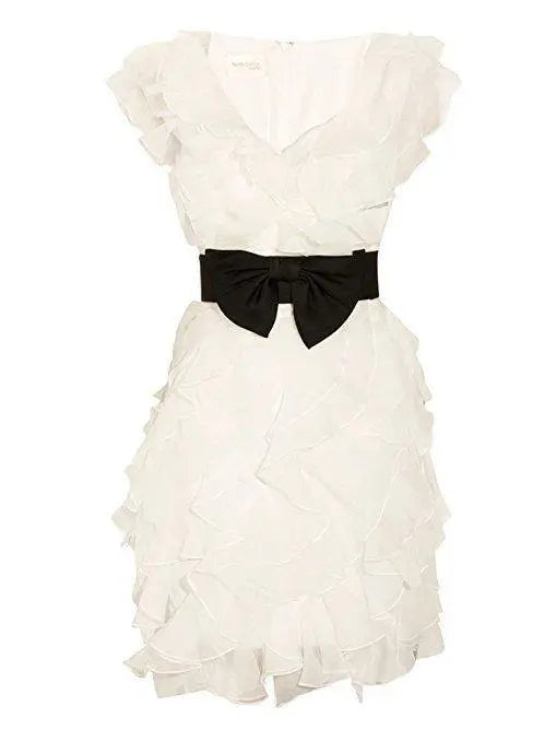 Marchesa Creme Organza Dress -   Dresses