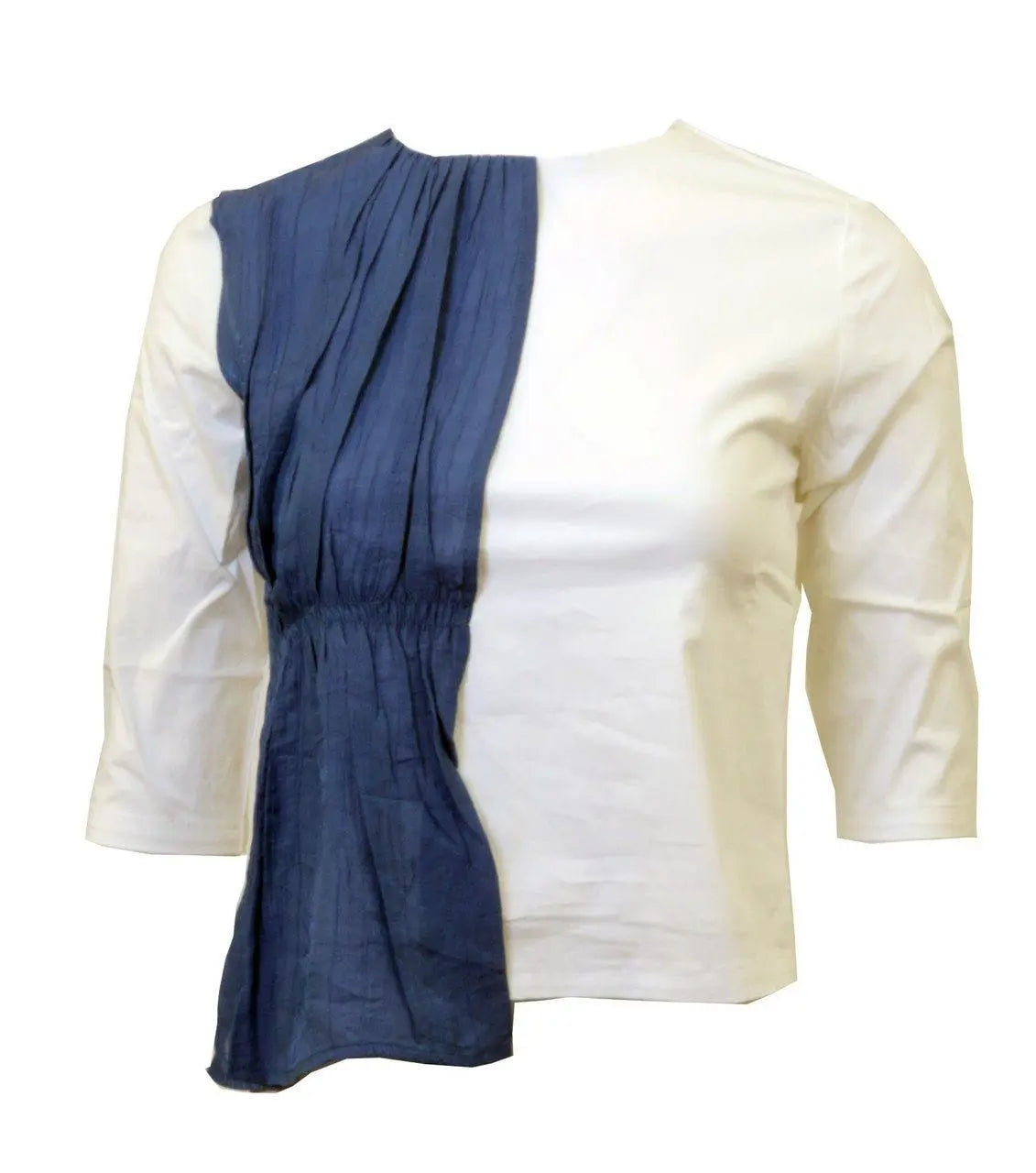 Meme Blue and White Top -   Tops