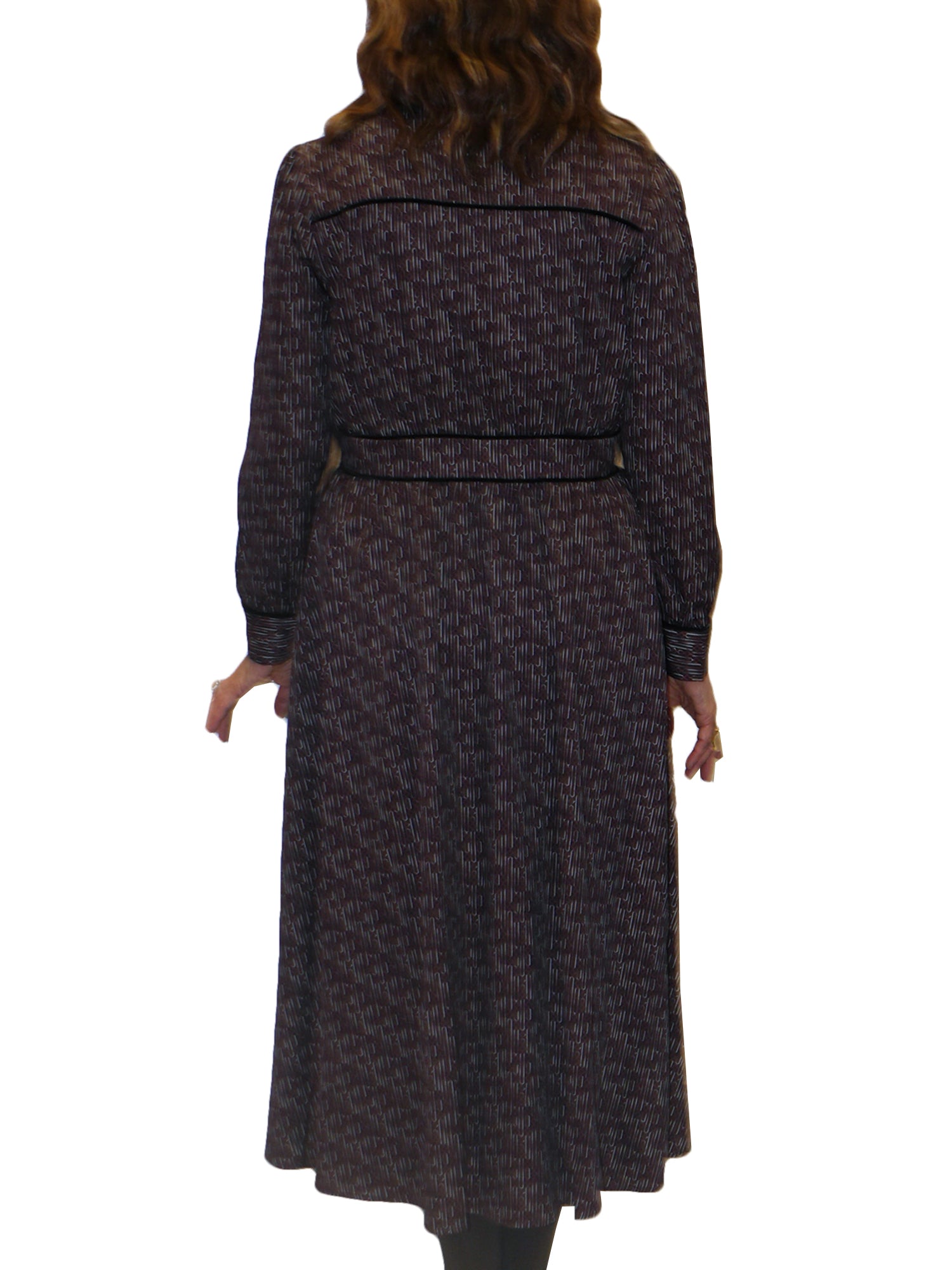 Nebinas Print Long Sleeve Dress - Dresses