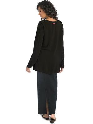 Hard Tail Long Sleeve Flowy Tunic (Style RV-02) - Tops