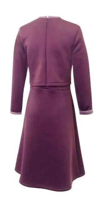 Rose Bleu Scuba A-line Dress -   Dresses