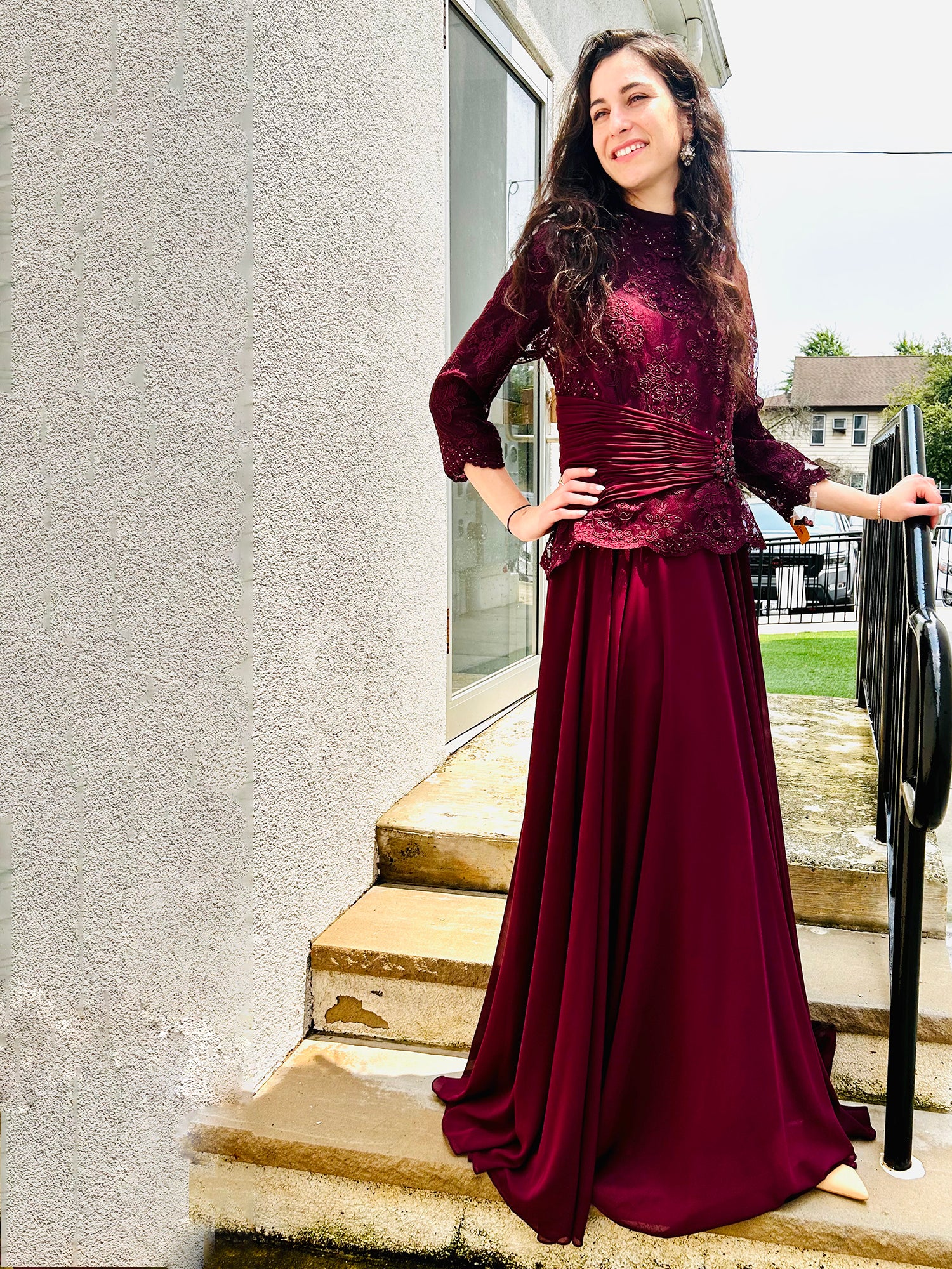 Teri Jon Rosette Gown - Dresses