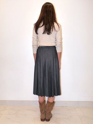 Sam Fashion Heather Pleated Skirt - Skirts