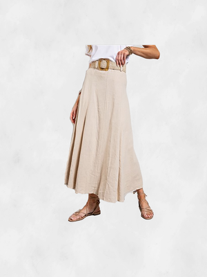 Sweet Generis Plus Flare Maxi Skirt