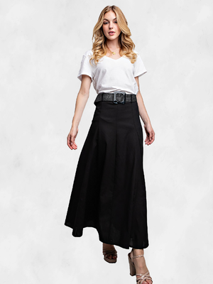 Sweet Generis Plus Flare Maxi Skirt