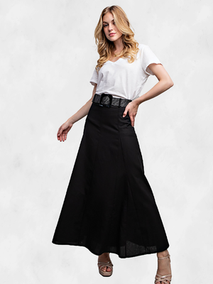 Sweet Generis Plus Flare Maxi Skirt