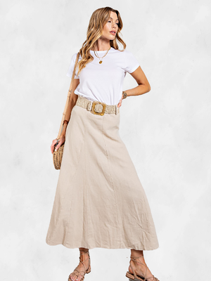 Sweet Generis Plus Flare Maxi Skirt