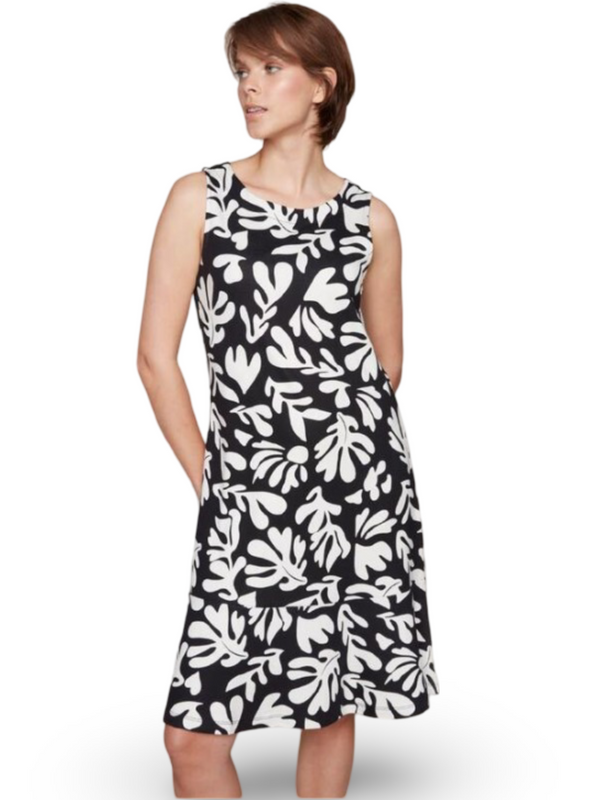 Carre Noir Leaf Dress