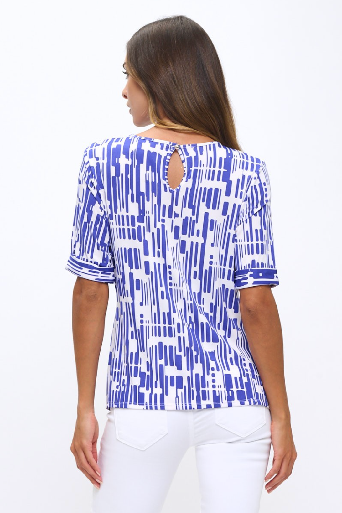 Abstract Tie Tee