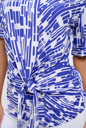 Abstract Tie Tee