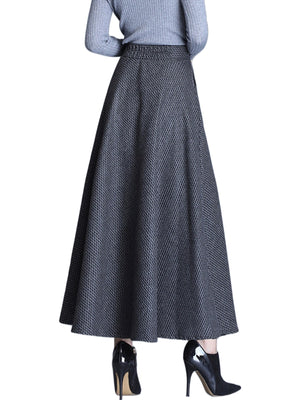 Lily Clothing Woolen Elegance Skirt