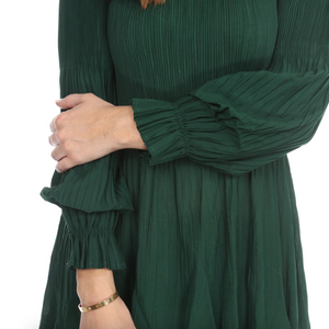 Veeca Long Sleeve Multi-Layer Dress - Dresses