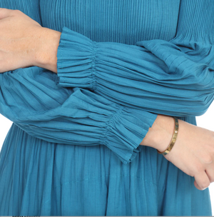 Veeca Long Sleeve Multi-Layer Dress - Dresses