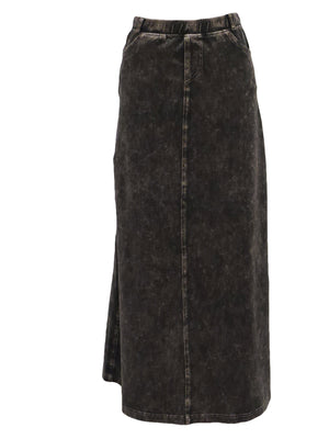 Hard Tail Denim A-Line Maxi Skirt (Style WJ-128) - Skirts