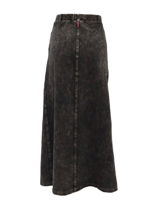 Hard Tail Denim A-Line Maxi Skirt (Style WJ-128) - Skirts