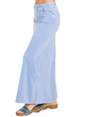 Hard Tail Denim A-Line Maxi Skirt (Style WJ-128) Hard Tail