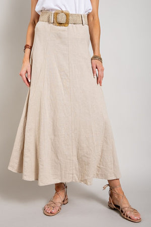 Cezanne Linen Flare Muse Maxi