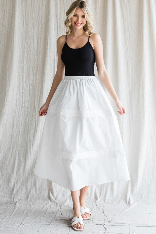 Jodifl Flare Flow Midi Skirt